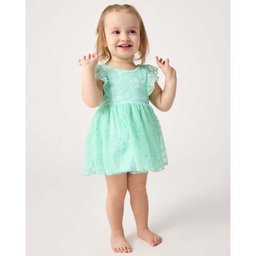Butterfly Brook Smocked Flutter Dress with Bloomer | Little Sleepies