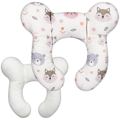 Baby Neck Pillow - Upgraded Baby Support Travel Head Pillow, Portable Headrest for Toddlers & Children for Car Rides, Planes, Road Trips (A3)