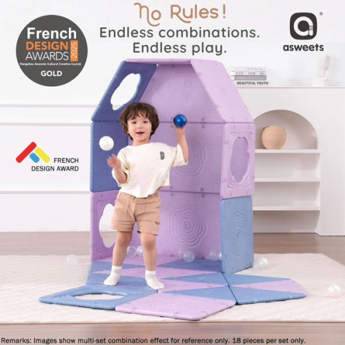 Amazon.com: Asweets 18-Piece Magnetic Fort Building Kit | Lightweight Panels with Built-in Magnets, Giant Modular Playhouse Panels for 3+ Kids