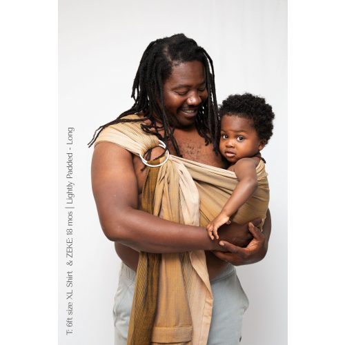 Turmeric Ombré Lightly Padded Ring Sling