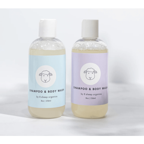 8Sheep Organics Baby Shampoo & Body Wash