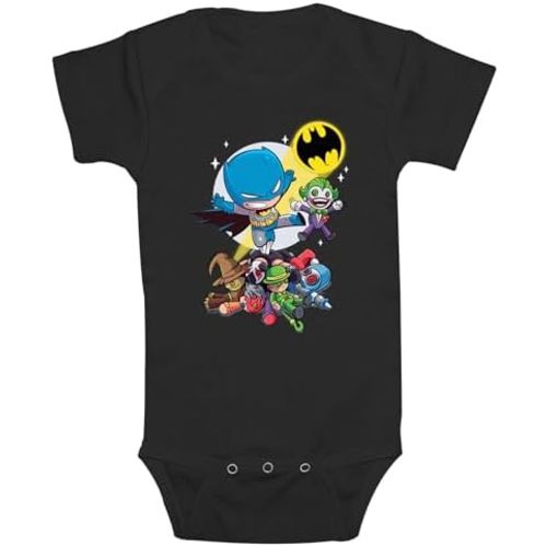Infant's DC Super Friends Chibi Batman Defeats Bodysuit