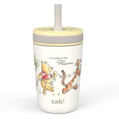 Zak Designs Disney Winnie the Pooh Kelso 12oz Leak-Proof Toddler Straw Cup