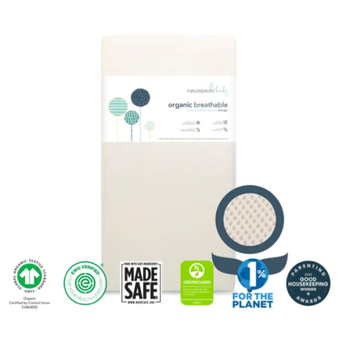 Breathable Organic 2-Stage Baby Crib Mattress