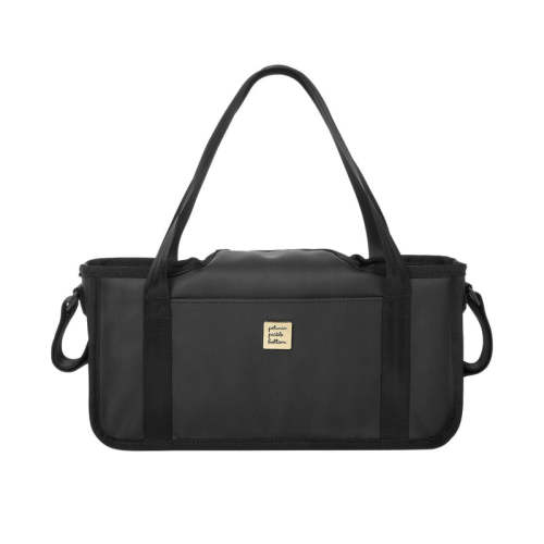 Wander Stroller Caddy in Black Matte Leatherette