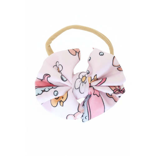 Bathtime Besties Knit Bow Headband | Pink