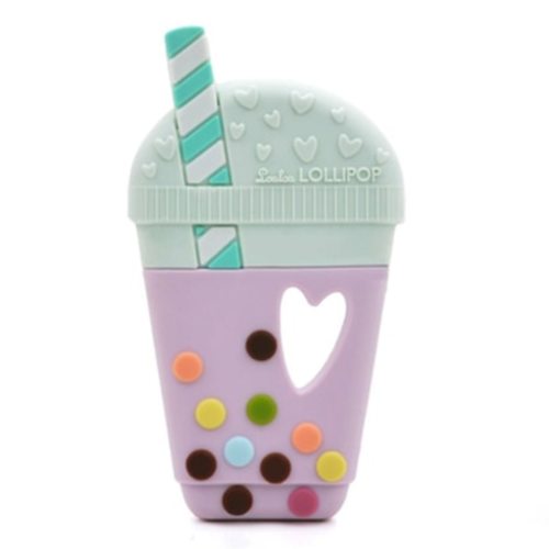 Single Bubble Tea Silicone Teether, Lilac