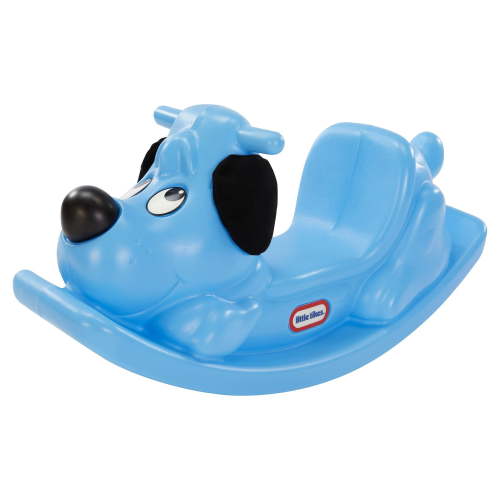 Little Tikes Blue Rockin' Puppy, Indoor/Outdoor Ride-On Toy for Toddlers, Ages 1-3 Years