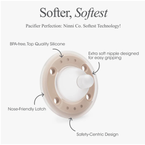 Ninni Pacifier Creme 2 Pack