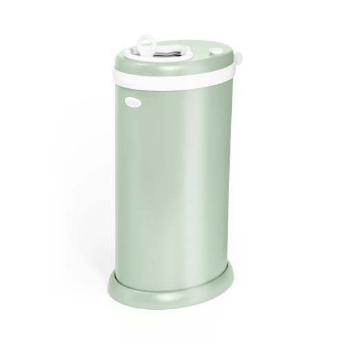 Ubbi Stainless Steel Diaper Pail, Odor Locking, Award-Winning Registry Must-Have, No Special Bag Required
