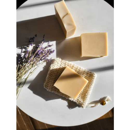 Unscented Goat Milk Soap: Handmade Olive Oil Bastille Bar