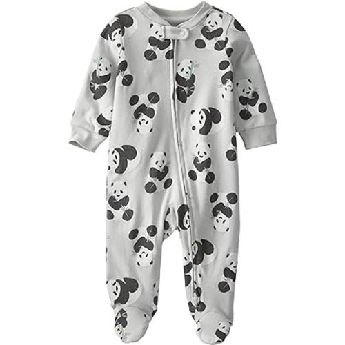 little planet by carter's unisex-baby Sleep and Play made with Organic Cotton, Panda Print, 3M
