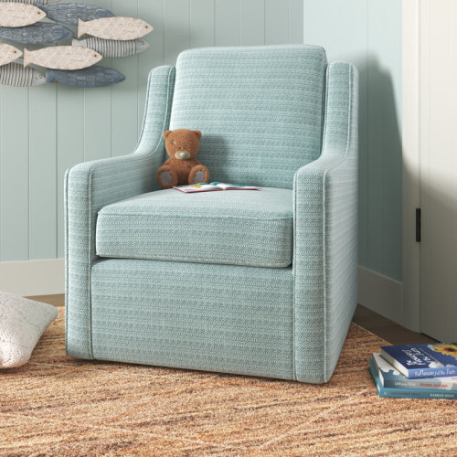 Sand & Stable™ Baby & Kids Moshier 28.5" W Polyester Swivel Armchair & Reviews | Wayfair