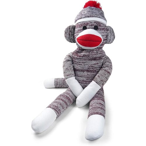 Pennington Bear Company The Original Sock Monkey, Hand-Knit, Plush Material, 20" inch