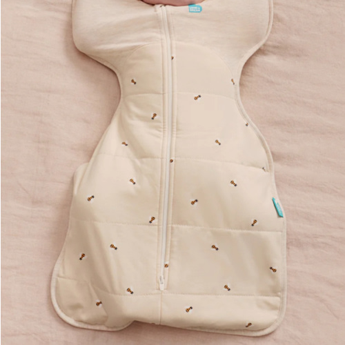 Swaddle Up™ 2.5 TOG Cotton Oatmeal Bees