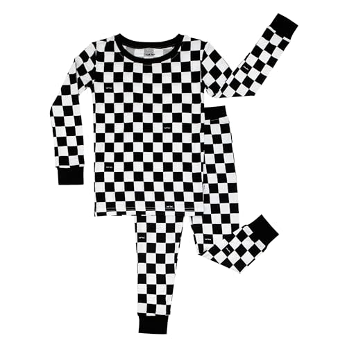 Little Sleepies Two-Piece Pajama Set for Boys & Girls, Soft Viscose from Bamboo Toddler Pajamas for Kids, Family Matching PJs
