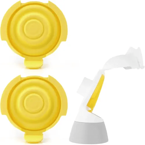 2 Pack Membranes Compatible with Medela PersonalFit Flex Replacement Connectors, Pump in Style MaxFlow, Swing Maxi and Freestyle Breast Pumps