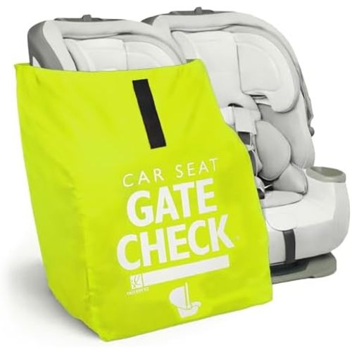 Neon Yellow J.L. Childress Gate Check Bag for Car Seats & Infant Carriers, Neon Yellow