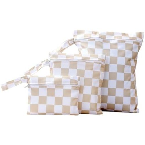 Wet Dry Bag for Baby, Swimsuit, Diaper Bag & Travel - Waterproof Reusable Leakproof Pouch for Wet Clothes, Swimsuits, Pool, Beach, and Gym