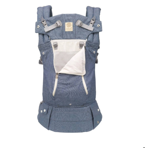 LÍLLÉbaby Complete All Seasons Ergonomic 6-in-1 Baby Carrier Infant to Toddler with Lumbar Support (7-45 Pounds), 360 Degree Baby Wearing & Multi-Position, Inward & Outward Facing (Chambray)