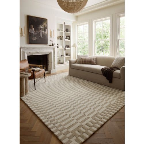 Chris Loves Julia x Loloi-Bradley-BRL-02-Ivory, Beige