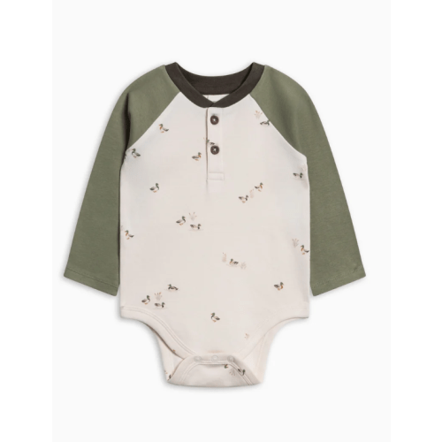 Lucas Raglan Henley Bodysuit