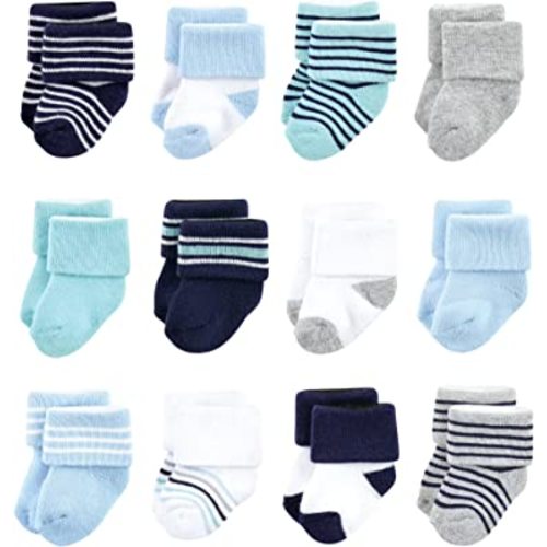 Luvable Friends Baby Newborn and Baby Terry Socks