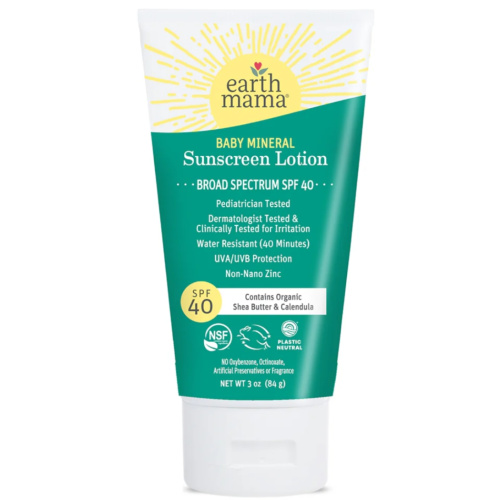 Baby Mineral Sunscreen Lotion SPF 40 | Non-nano Zinc