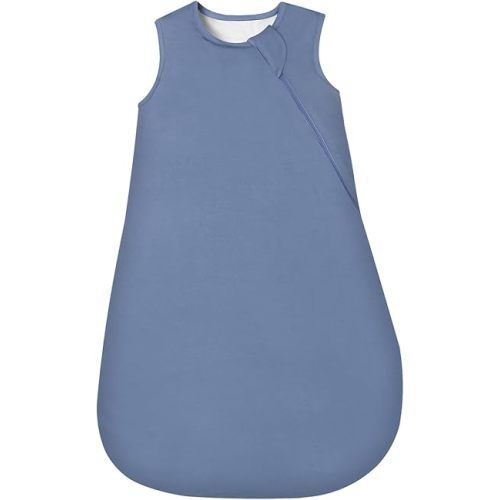 Baby Sleep Sack 0-36 Months Lightweight Bamboo Wearable Blanket 1.5 TOG Sleeping Bag 2-Way Zipper Sleep Sacks for Toddler