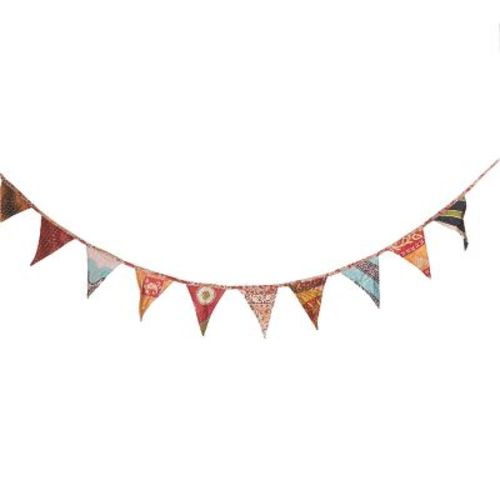 Storied Home Vintage Kantha Quilt Garland