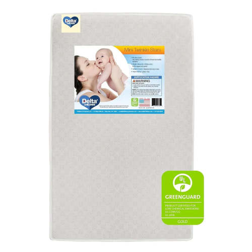 Twinkle Stars 3-Inch Mini/Portable Crib Mattress