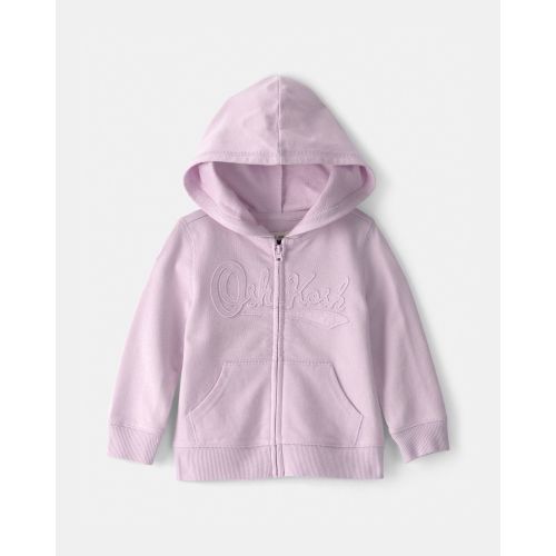 Baby Girl OshKosh Logo Zip-Up Hoodie - Purple - OshKosh B'gosh | Carter's