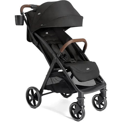 Joie Nutmeg Compact Stroller – Lightweight and Compact Stroller with One-Hand Fold (Shale)