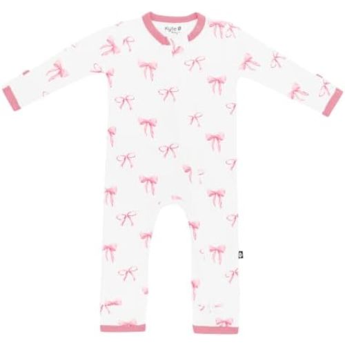 KYTE BABY Infant and Toddler Dual Zipper Romper, Ultra-Soft Rayon Made From Bamboo, Boys and Girls Clothing