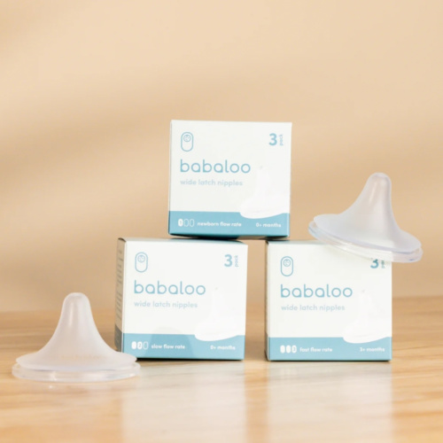 wide latch nipples 3-pack