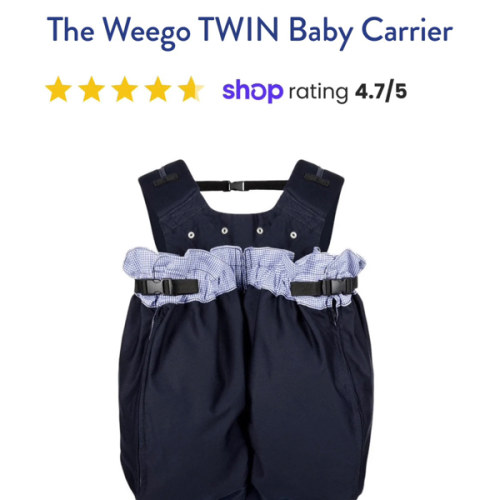 The Weego TWIN Baby Carrier