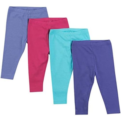 Hanes Baby-Girls Baby Leggings, Ultimate Flexy Knit Pants Boys & Girls, 3-Pack
