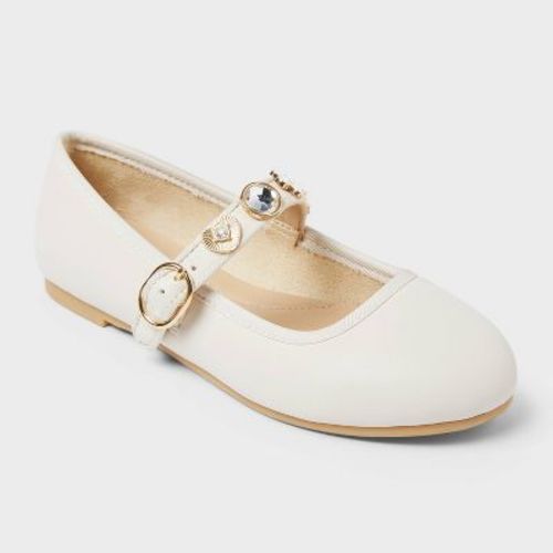 Kids' Marla Charm Ballet Flats - Cat & Jack™ Ivory