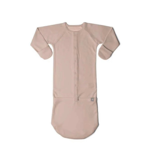Goumikids Organic Baby Sleeper Gown - Rose – goumikids