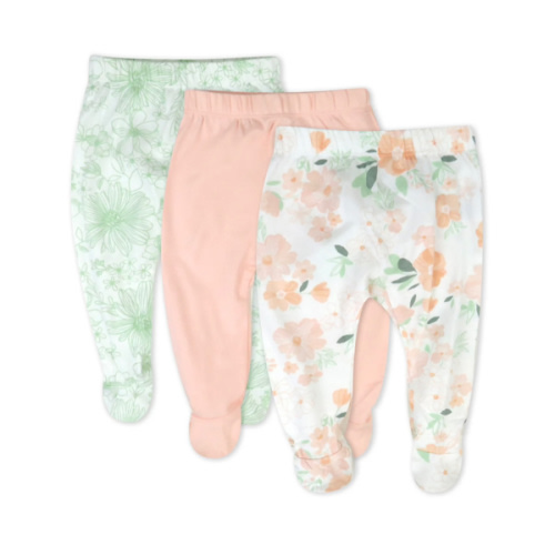 3-Pack Organic Cotton Footed Pants | Honest Baby Clothing