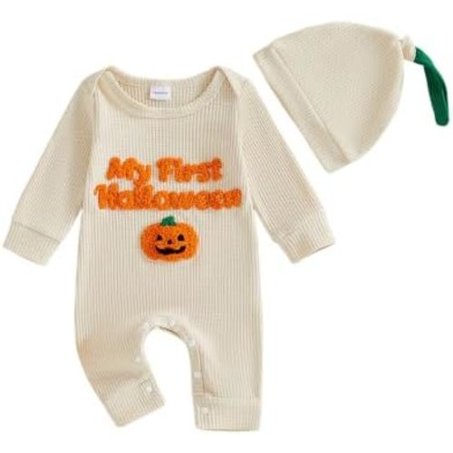 Kavousa My First Halloween Baby Boy Outfit Newborn Boy Halloween Romper