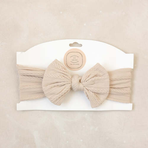 Headwrap // Beige