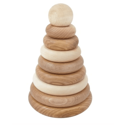 Natural Wooden Stacker