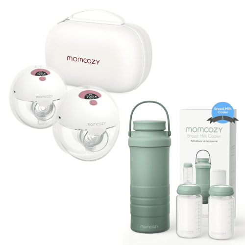Momcozy All-in-one M5 Wearable Breast Pump, Hands-Free Electric Breast Pump & 22oz Portable Breast Milk Cooler for Outdoor, 360°Total Cooling for 24Hours - Walmart.ca