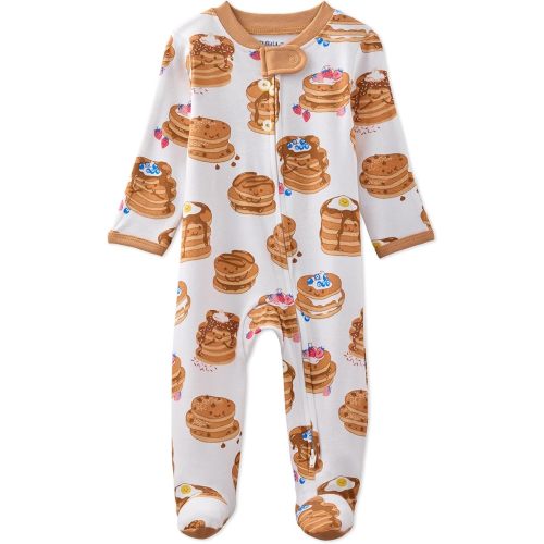 baby-boys Scout Sleep & Play 100% Organic Cotton Footed Zip Front Sleeper Pajamas for Baby Boys