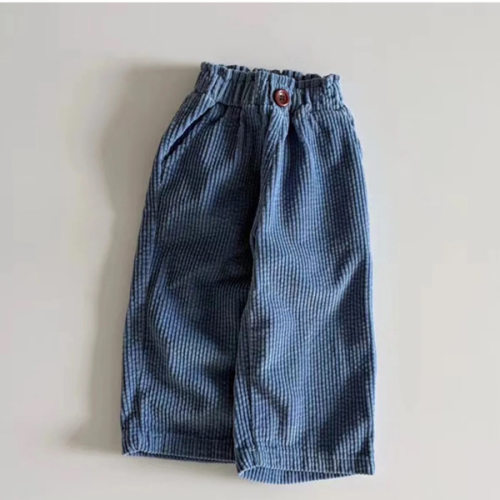 Baby & Kids Solid Color Corduroy Casual Pants