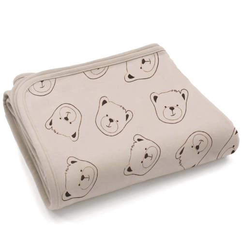 Toddler Blanket, 4 Season® Merino Wool & Organic Cotton Blanket, 52.5" x 40", Teddy Bear Default Title