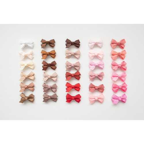 MINI bow snap clips, baby girl hair clips, girl hair accessory, toddler hair clip, fringe clip, hair clips, baby barrette