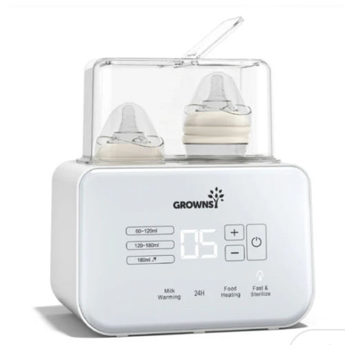 8-in-1 Baby Bottle Warmer, Fast Heating with Timer