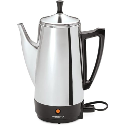 Presto 02811 Stainless Steel 12-Cup Electric Coffee Percolator